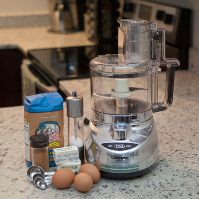 CUISINART® Prep 9® 9-Cup Food Processor - Chop, slice, shred or knead with speed and efficiency! 9-cup food processor includes Cuisinart Supreme® wide-mouth feed tube, shatter-resistant work bowl, 3/4 horsepower motor, dough blade, chopping/mixing blade, shredding disc, custom spatula, recipe book and instructional DVD.